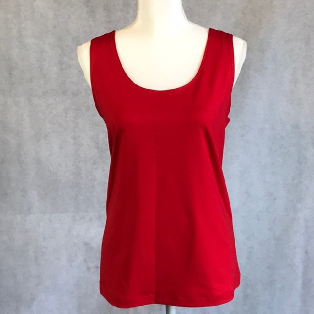 Chico’s 3 extra large red tank top stretchy shirt